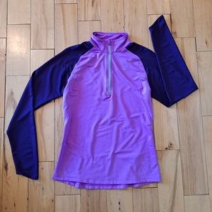 Nike Running Dri-Fit Long Sleeve Shirt Medium Purple